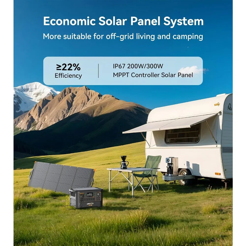 Exclusive Deal High Capacity 3072Wh Portable Power Station 3600W LiFePO4 Solar Generator Fast Charging Expandable to
