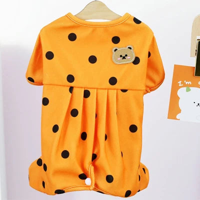 Dog Clothes Green Purple Dog Costume Suits Wrapped Belly Overalls Tracksuit For Small Dogs Chihuahua York Puppy Jumpsuit Pajamas