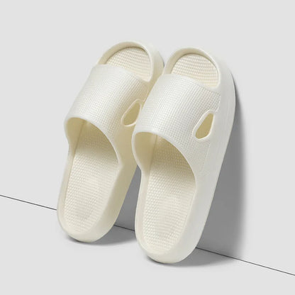 Thick Platform Cloud Slippers EVA Soft Sole Pillow Slides Summer Beach Flip Flops Women Non Slip Bathroom Home Slippers