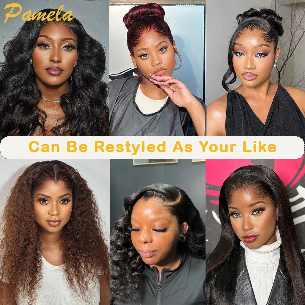 New Trend Lagos Hairline Body Wave 13x6 Lace Frontal Glueless Wig Curly Human Hair Glueless Lace Front Wig PrePlucked Woman Wigs