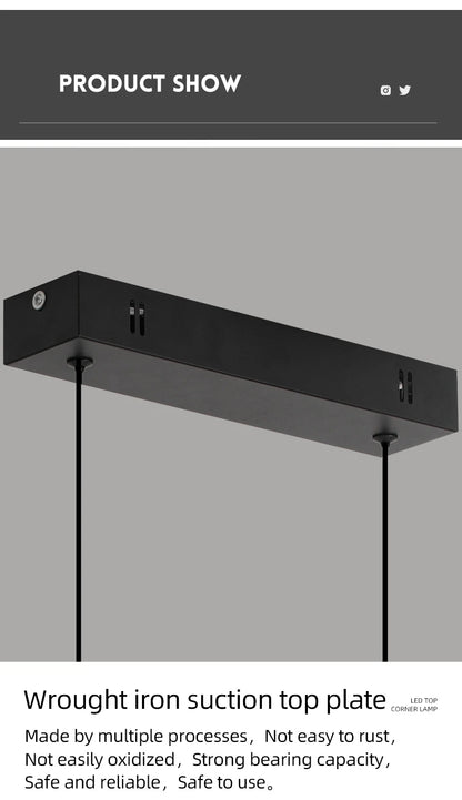 Pendant Lights Modern Simple Dining Room Lights For Kitchen Long Chandelier Living Room Pendant Lamp Home Decoration Lighting