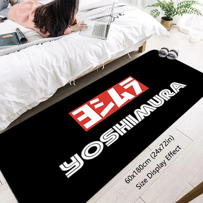 Suzuki Yoshimura Motorsports Carpet Garage Mat Racing Cool Motorcycle Display Electric Vehicle Mats Entrance Doormat Bedroom Rug