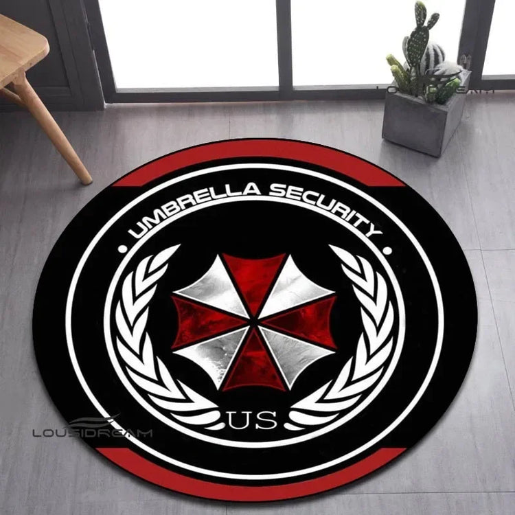 MINISO Biochemical Umbrella Round Carpet Non -slip Carpet Bedroom Decor Living Room Decoration Outdoor Rug Birthday Gifts INS