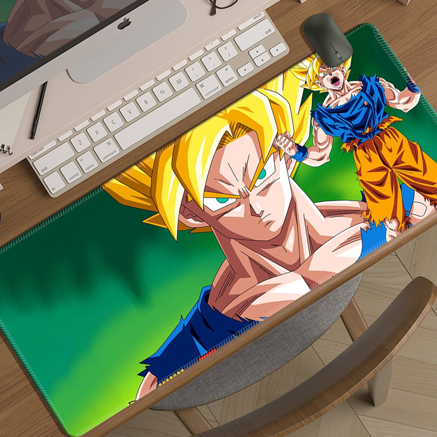 Cartoon Animation Seven Dragon Ball Mouse Pad Oversized Boy Two-dimensional E-sports Game Computer Keyboard Pad Student Desk Pad