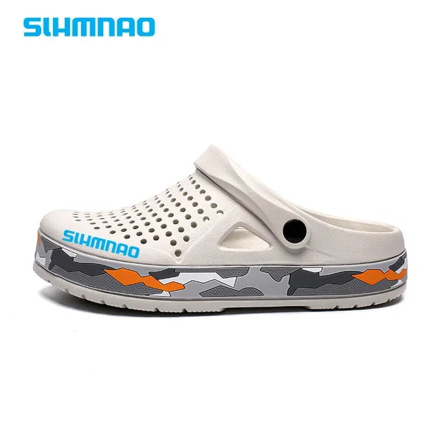 2025 Summer Outdoor Beach Casual Sandals, Lightweight and Breathable Household Shoes, Anti Slip and Breathable Fishing Slippers