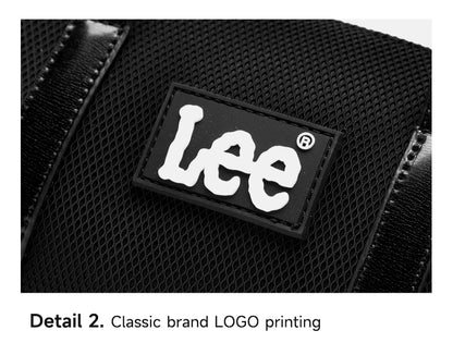 LEE Mini Classics Black Ladies Handbag Shoulder Bag Women Oxford Leather Strap Casual Small Travel Crossbody Bag Phone Pack