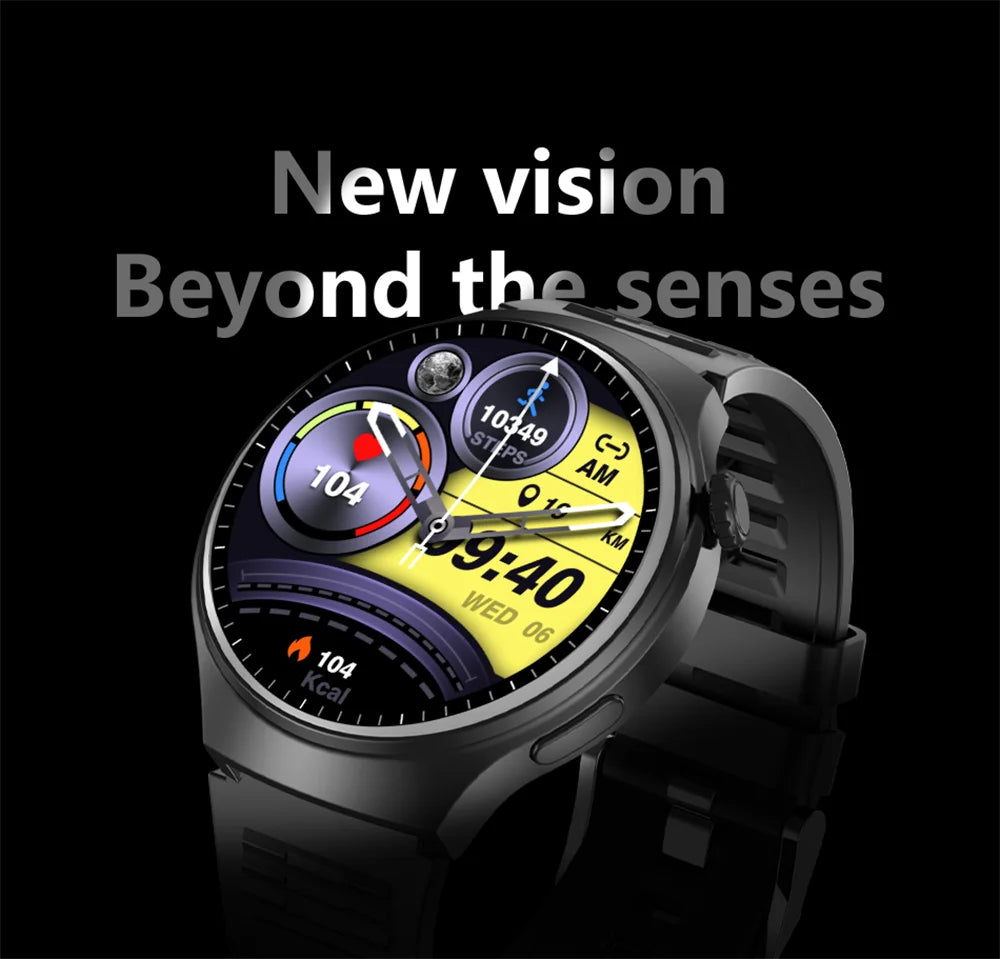 LAXASFIT 1.52" HD Smart Watch Game Dial Dynamic Dial Bluetooth Call Voice Assistant Fitness Tracker Wireless Charging