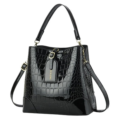 Retro PU Leather Purses and Handbags 2025 Shoudler Bags for Women Luxury Designer Women Crossbody Bucket Bag Sac A Main