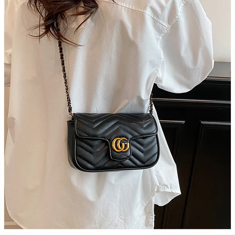 2026 Light Luxury Fashion Women'S  Shoulder Crossbody Bag Niche New Underarm Bag Fashionable Chain Bag Handbag Bag For Women