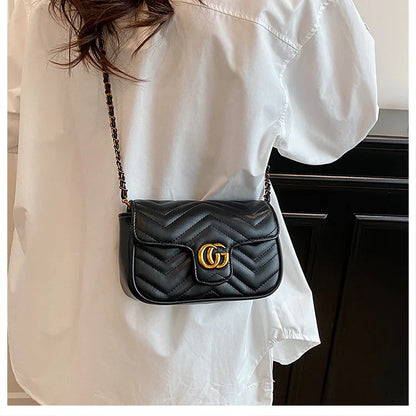 2026 Light Luxury Fashion Women'S  Shoulder Crossbody Bag Niche New Underarm Bag Fashionable Chain Bag Handbag Bag For Women