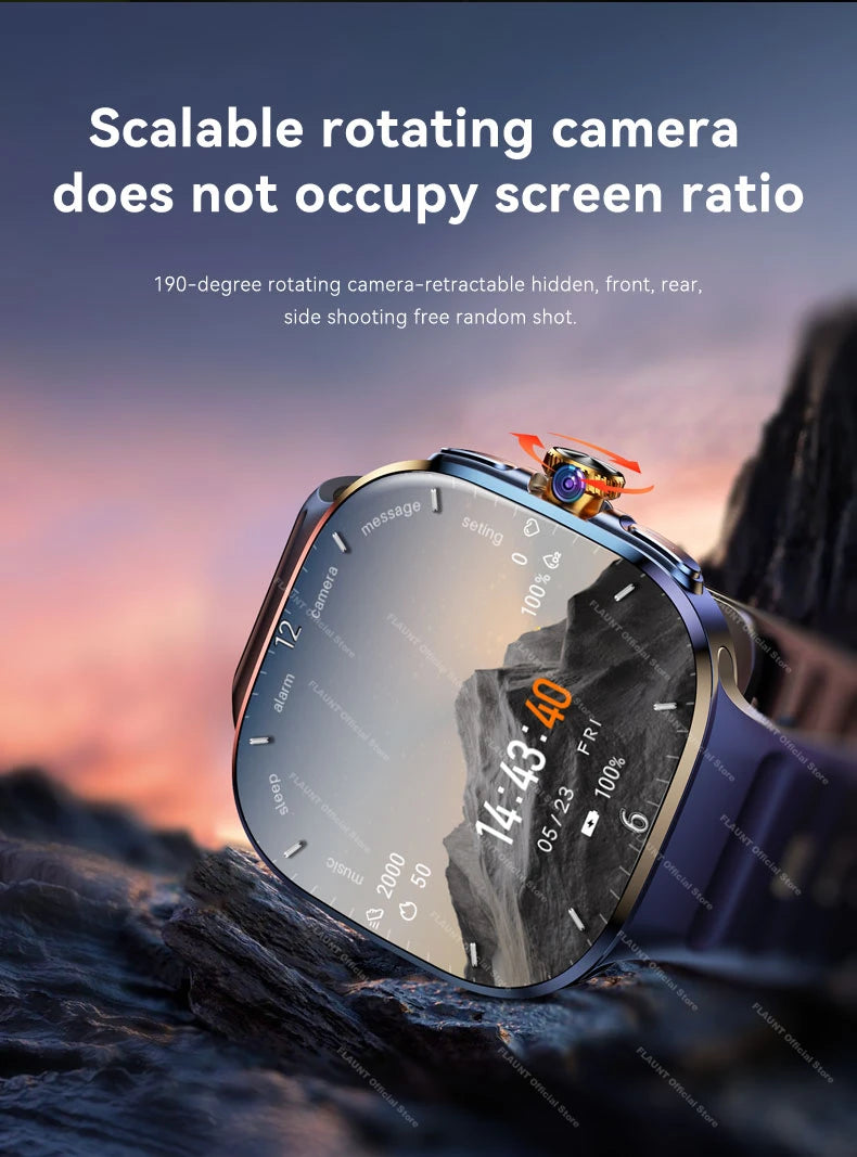 New 5G GPS Smartwatch 2026 2.16" AMOLED Camera WiFi NFC 32GB ROM 2100mAh Can Use SIM Card Clock Video Call Smart Watch Men Women