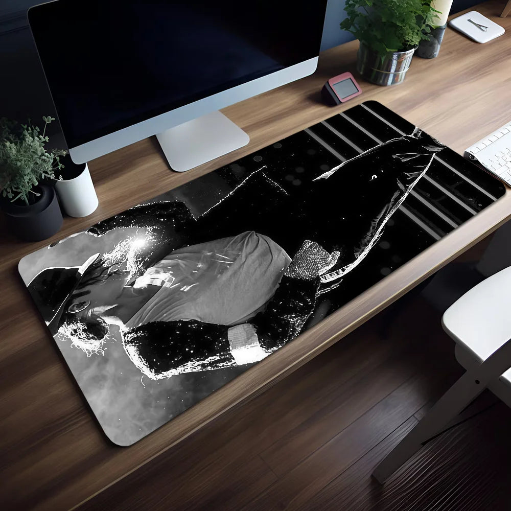 Singer Pop Mouse M-Michael Pad Non-slip Lockedge Jackson Office King Student Gaming of Thickened Large Writing Cushion MousePad