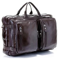 WaterProof Waxed Canvas Leather Men Travel Bag Hand Luggage Bag Carry On Large tote Vintage Men Duffle Weekend Bag big Overnight