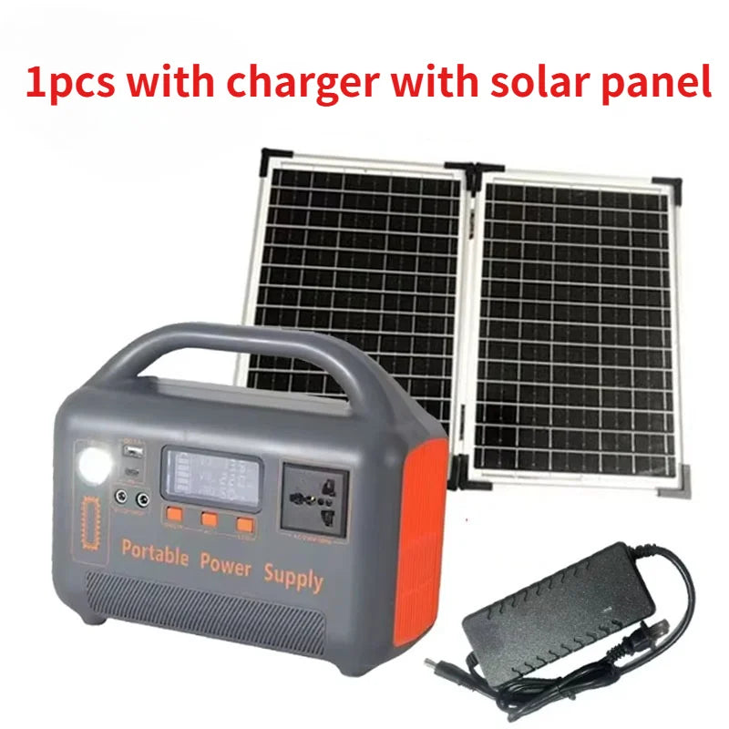 400W Portable Charging Station 220V192Wh LiFePO4 Outdoor Power Supply, Supports Solar Charging, Suitable for Household Energy