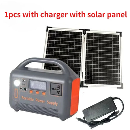 400W Portable Charging Station 220V192Wh LiFePO4 Outdoor Power Supply, Supports Solar Charging, Suitable for Household Energy