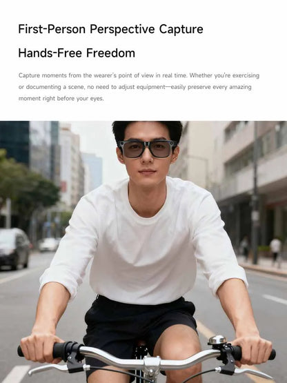 2026 4K HD Color Changing AI Smart Glasses Chat GPT 100MP Camera Bluetooth Call Voice Assistant Control Smart Glasses 2026 New