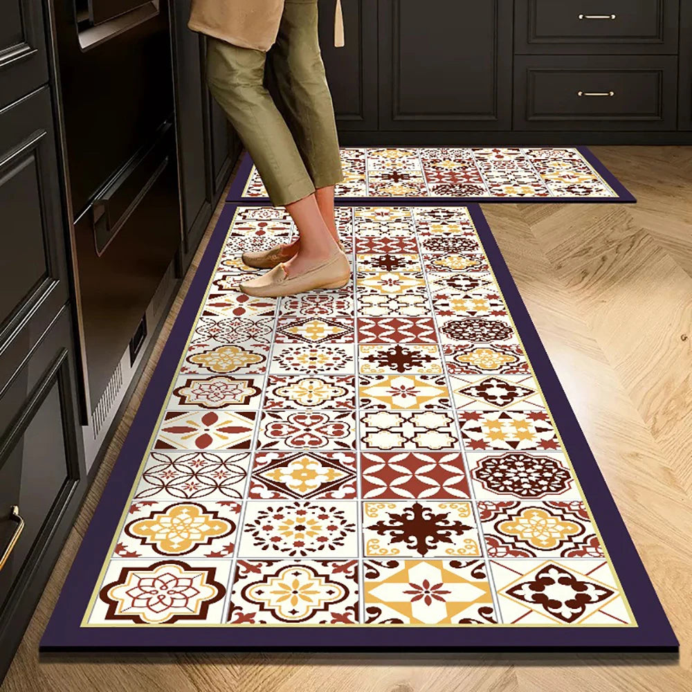 VIKAMA Kitchen Floor Mat Living Room And Bedroom Entrance Door Mat Home Decoration Laundry Room Corridor Long Small Carpet