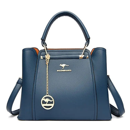 2024 Luxury Women Designer 3 Layers Shoulder Crossbody Sac Ladies Large Capacity Leather Handbags Shopper Brand Messenger Totes