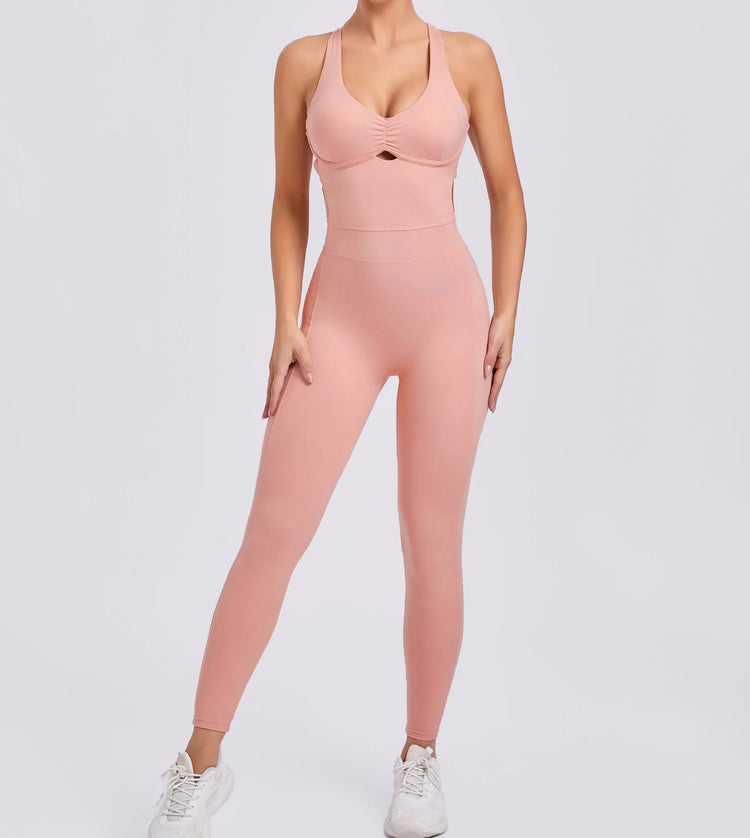 New Long Jumpsuits One Pieces Bodysuit Sexy Female Clothing Sport Fitness Overalls Sweatsuit Youthful Woman Clothes Black Body