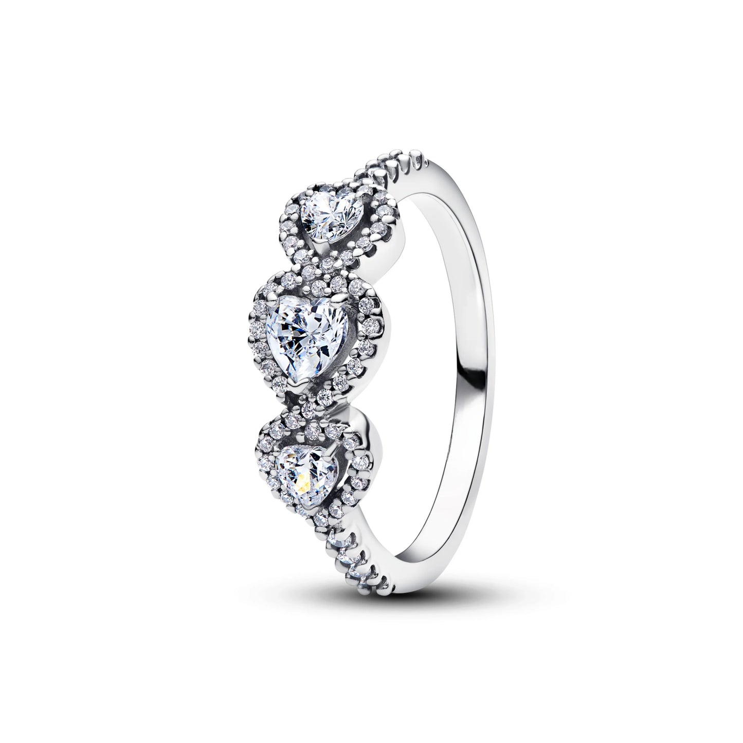 Luxury Original 925 Sterling Silver Heart Bow Pearl Flower Four Leaf Clover Ring fit Women's Fine Jewelry Valentine's Day Gifts