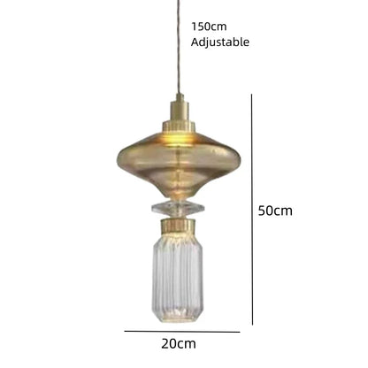 Modern Pagoda Home Design Glass Led Pendant Lights for Living Dining Table Room Apartment Bar Counter Simple Lusters Luminaires