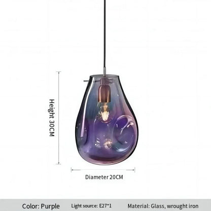 2026 Nordic Pocket Glass Chandelier Table Dining Kitchen Island Pendant Lights Minimalist Decor Lighting Suspension Design Fixtu