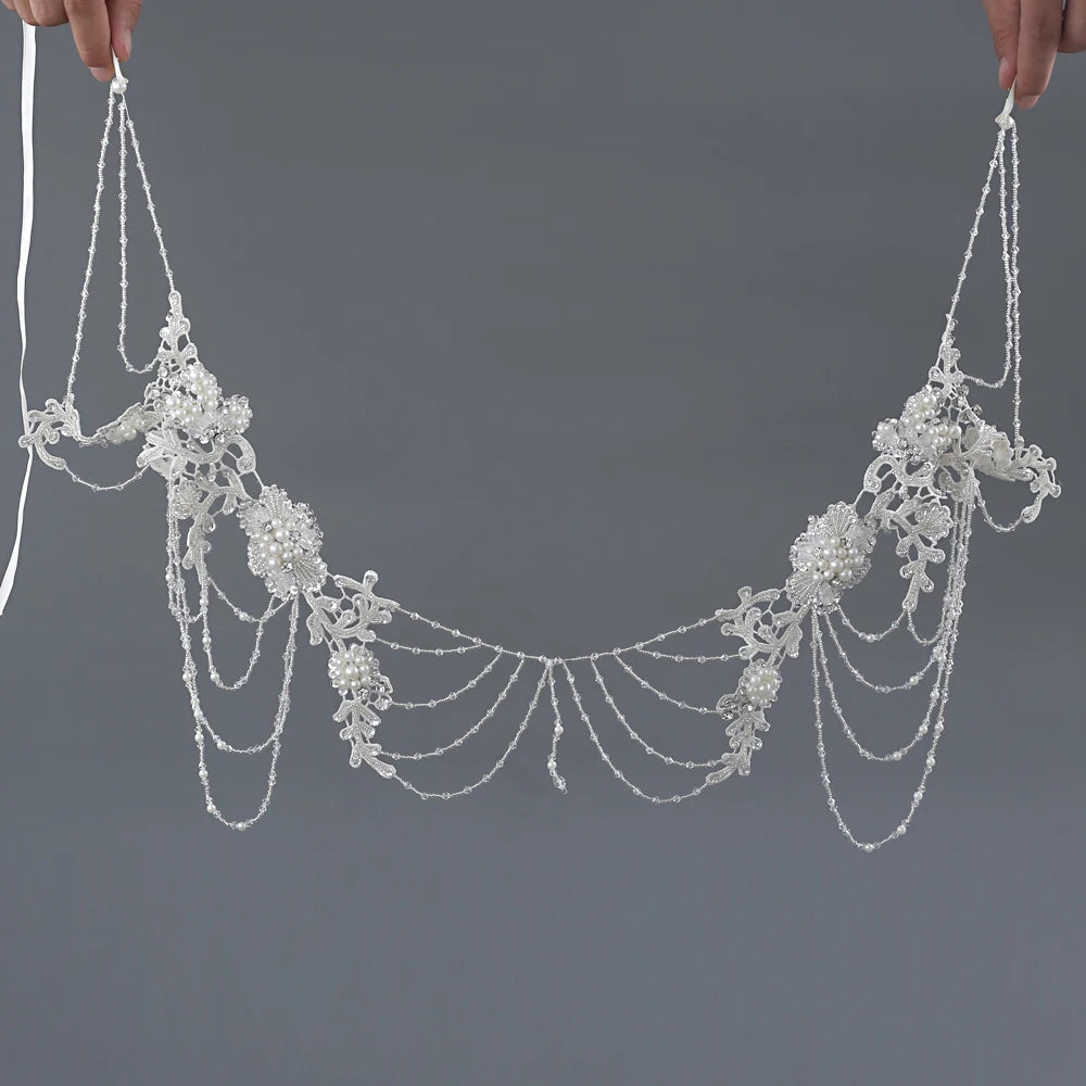 Bridal Jewelry Diamond Shoulder Chain Crystal Necklace Bolero Bridal Covered Body Chain Wedding Accessories Women Shrugs SG10