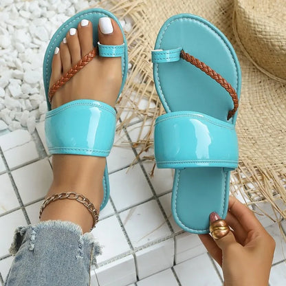 Women Slippers Walking Home Slippers Slides Women Outside Casual Beach Women Shoes Flat Slip on Flip Flop Trend Fashion Sandals
