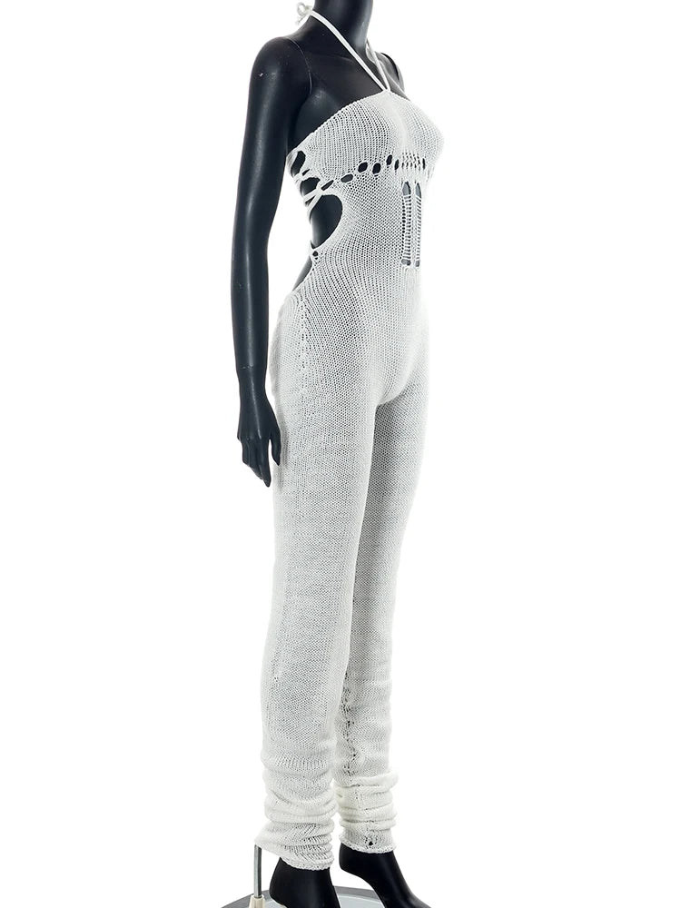 Sisterlinda Fashion Trend Y2K Jumpsuits Women Patchwork Sleeve Bandage Stretch Hipster One Piece Overalls Female Streetwear 2023