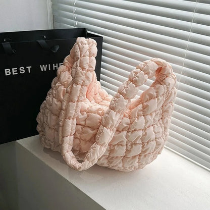 Cloud Crossbody Bag Soft Dumpling Tote Bag Fashion Satchel Bag Large Capacity Sling Bag Solis Color Casual Bags
