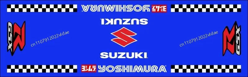 SUZUKI Motorcycle Garage Rug for Sports Racing Suzuki Moto Display Carpet Electric Vehicle Mat Home Decoration Doormat Bedroom