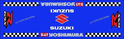SUZUKI Motorcycle Garage Rug for Sports Racing Suzuki Moto Display Carpet Electric Vehicle Mat Home Decoration Doormat Bedroom