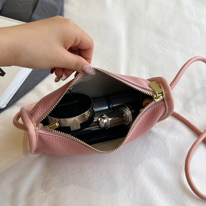 100%Real Cowhide Genuine Leather Sac Fashion Women Crossbody Bags For Ladies New High Capacity Shoulder Bag Handbag Female Purse
