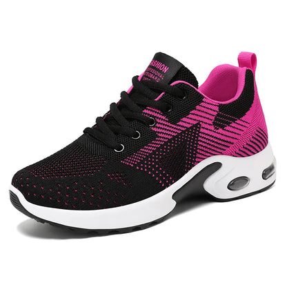 Women Platform Casual Sneakers Shoes Mesh Breathable Running Shoes Chunky Summer Sports Tenis Shoes 2025 Luxury Vulcanize Shoes