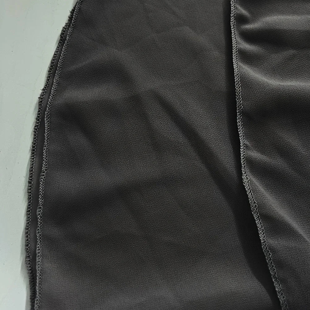 1pc Double Layered Chiffon Ready to Wear Instant Hijabs Solid Headscarf Foulard Femme Musulman Shawl Wrap Bandana