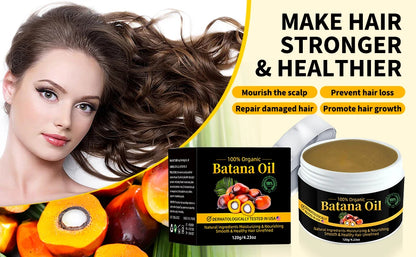120g Batana Hair Oil Repair Split Ends Nourish Scalp Strengthen Hair Roots for Growth & Shine Hair Care Oil
