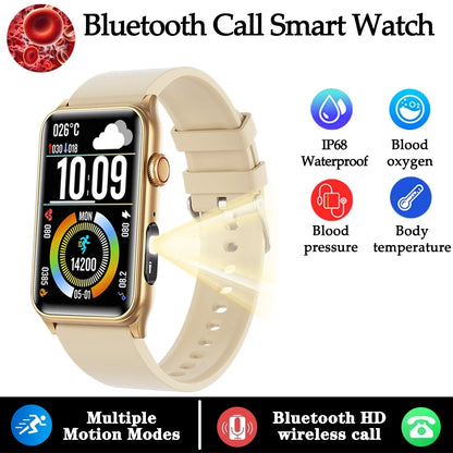 2025 New AI Health Manager Smart Watch Men Blood Pressure Blood Oxygen Sports Bluetooth Call Waterproof Health SmartWatch