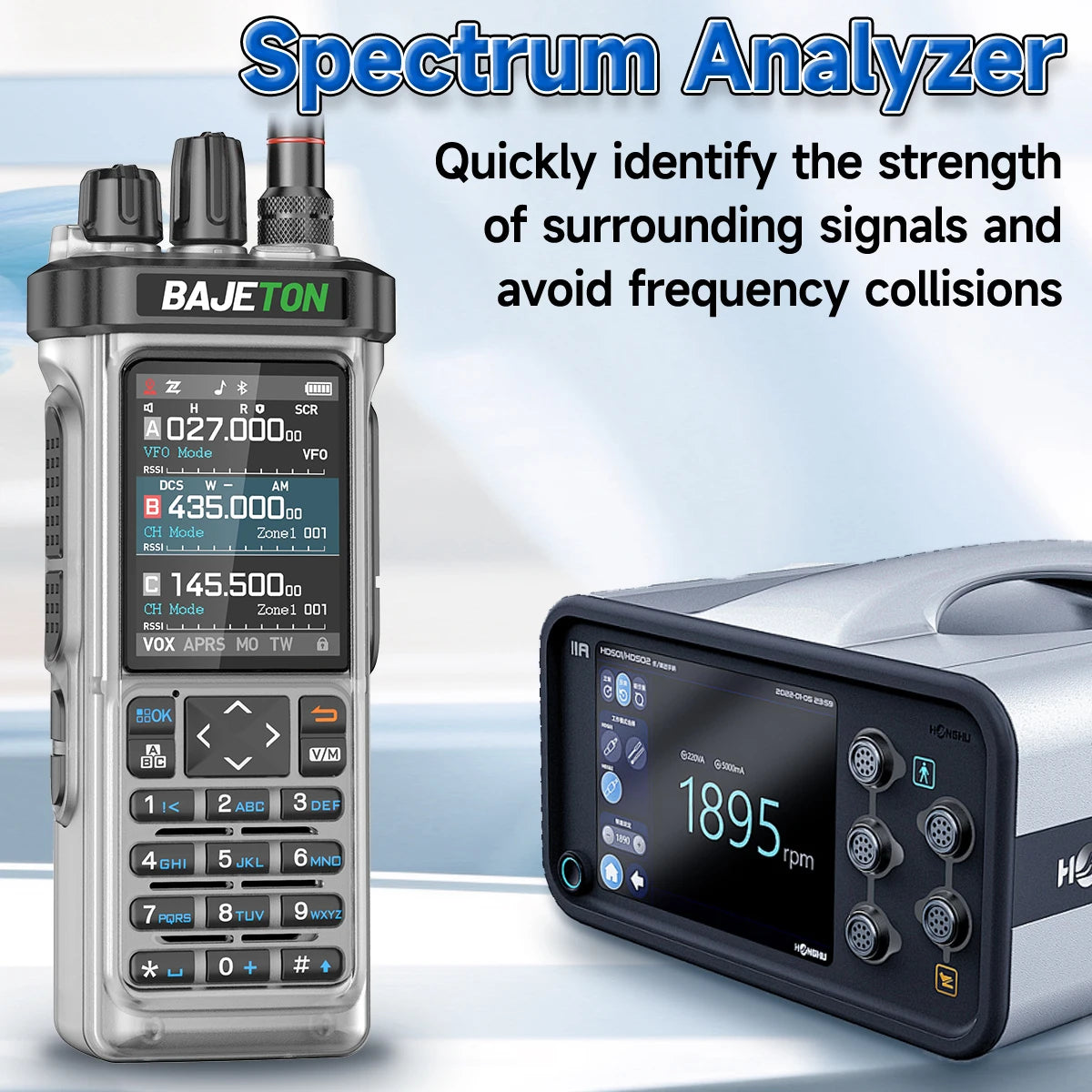 BAJETON BJ-9000 GPS APRS Walkie Talkie 10W CB/SSB/HF 27MHZ Long Range NOAA ShortWave For RT-950PRO RT-950 Ham Two Way Radio