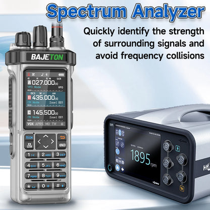 BAJETON BJ-9000 GPS APRS Walkie Talkie 10W CB/SSB/HF 27MHZ Long Range NOAA ShortWave For RT-950PRO RT-950 Ham Two Way Radio