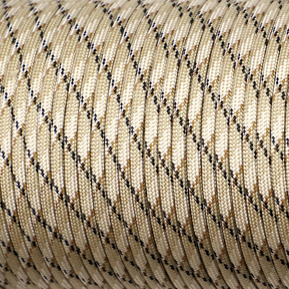 550 Paracord 7 Strand 4mm Durable Camping Accessories Outdoor Survival DIY Bracelet Rope Hiking Clothesline Camping Gadgets
