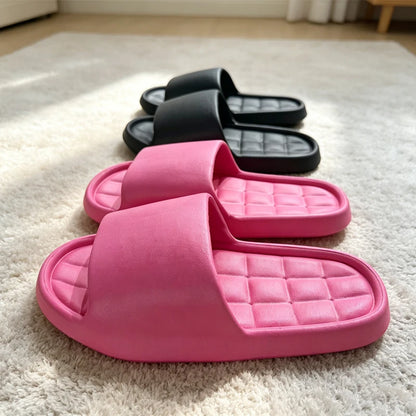 Man Fashion Slippers Solid Beach Sandals Summer Non Slip Lightweight Soft Unisex Slides Women Outdoor Indoor House Shoes