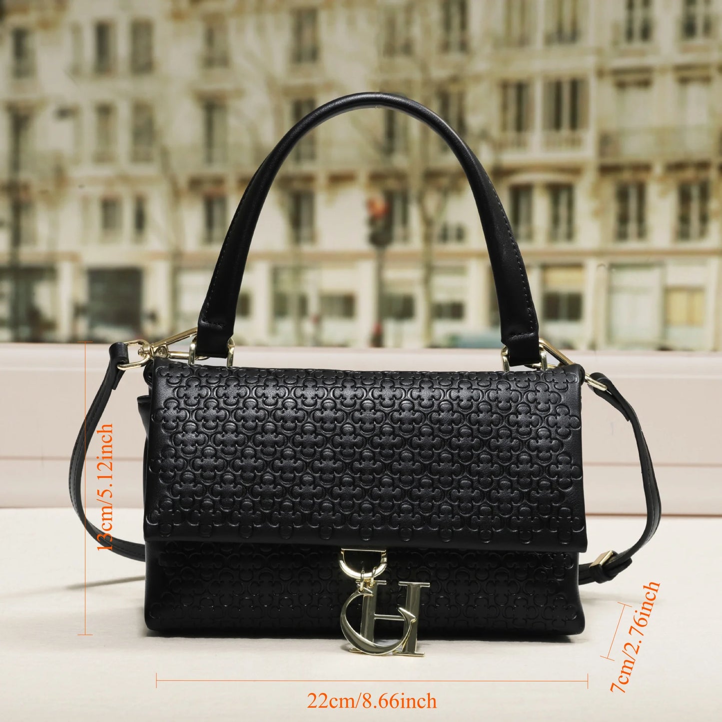 CHHC Luxury Small Batch 2026 Women Handbags Tote Shoulder Bag Versatile Fashion Crossbody Bag Retro Elegant Purse For Women