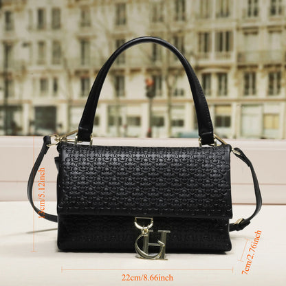 CHHC Luxury Small Batch 2026 Women Handbags Tote Shoulder Bag Versatile Fashion Crossbody Bag Retro Elegant Purse For Women