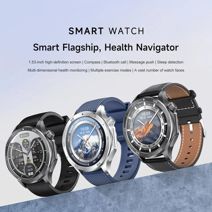 2025 New For OPPO Watch X2 GPS Smart Watch Men High-end Business Men Bluetooth Call IP68 Waterproof Fitness Tracker Smartwatches