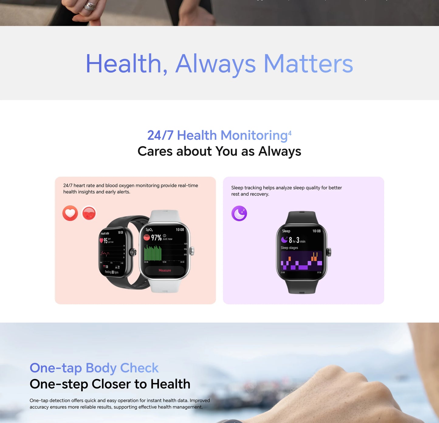 New Honor Choice Watch 2 Pro Smartwatch 5ATM+IP68 Waterproof 1.97" Bezel AMOLED Screen Barometer GPS GNSS Compass 360mAh Battery