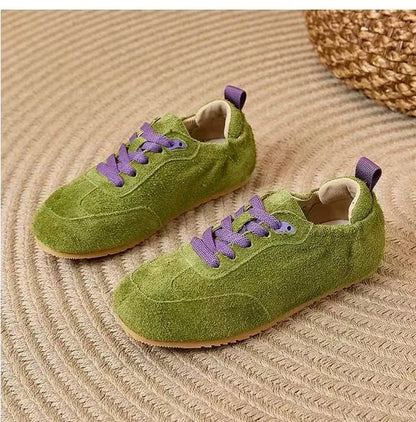 Women's 2026 New Suede Boodles Shoes, Women's Flat Training Shoes, Women's Sport Shoes Luxury Designer Shoes for Women
