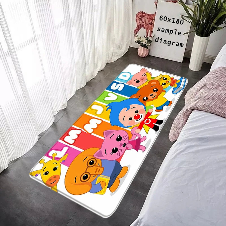 Cartoon Foot Rug Welcome Floor Mat for Entryway Plim Plim Bathroom Hallway Carpet Kitchen Water Adsorbed Rugs Fluffy Home Decor