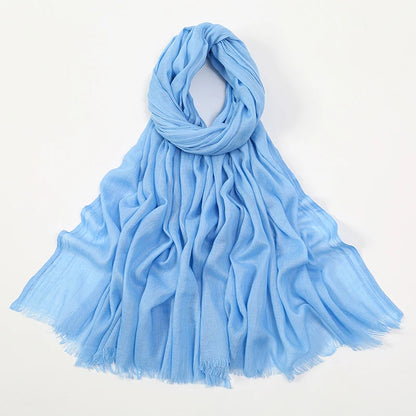 55 Color 110x180cm Big Size Modal Muslim Jersey Hijab Women Solid Scarf Ramadan Long Shawl Plain Soft Turban Wraps Headband