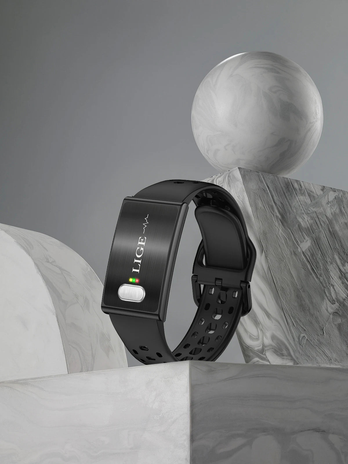 LIGE 2026 ECG+PPG Nursing Grade Smart Bracelet HRV Body Fat BMI Blood Pressure Body Temperature Men Women Health Sports Watches