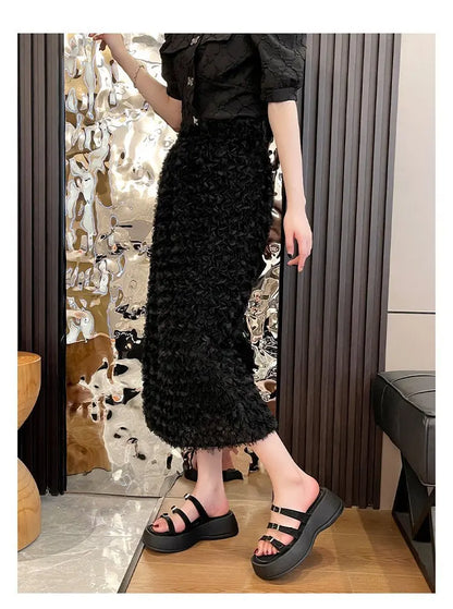Women Thicken Soled Buckle Strap Sandals Platform High Heel Shoes Ladies Cut-Out Slippers Open Toe Flipflops Silver Beach Slides
